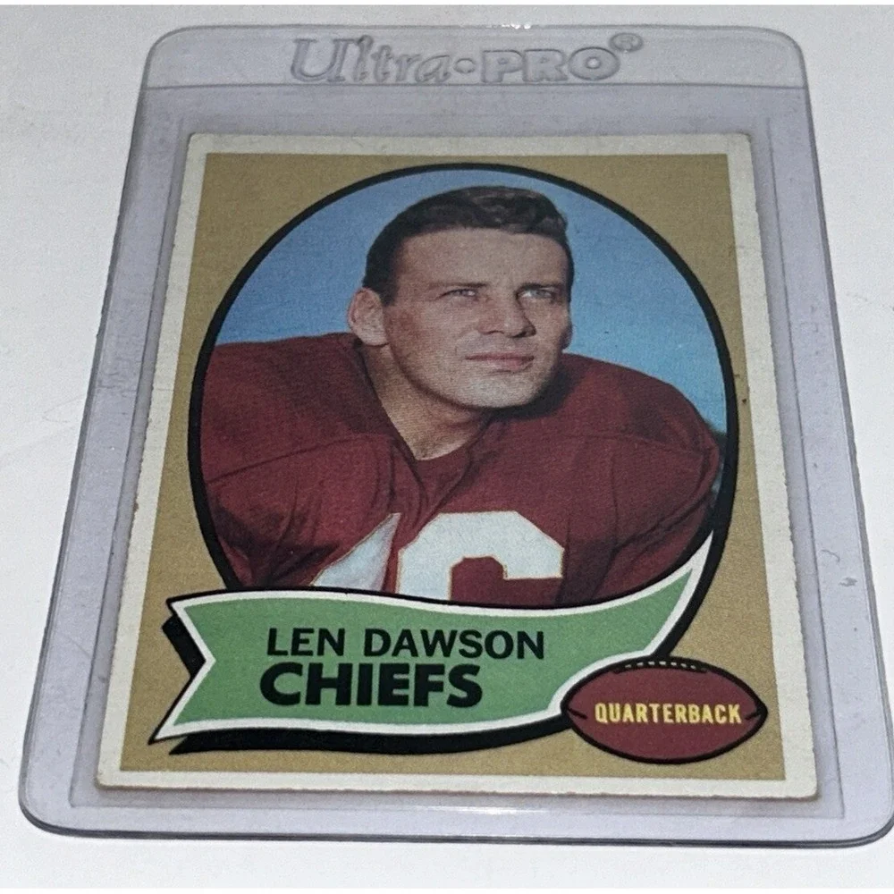Len Dawson Kansas City Chiefs #1 Pittsburgh Steelers‎ Quarterback 1970 Topps